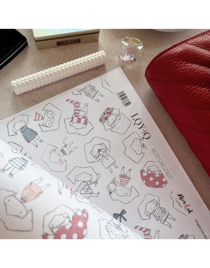Maravillas LQY+Q binding fabric sheet...