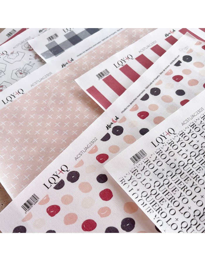 Maravillas LQY+Q binding fabric sheet...