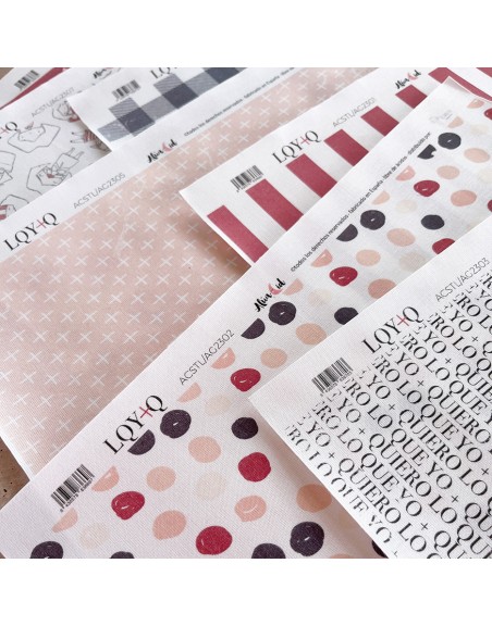 Maravillas LQY+Q binding fabric sheet | Alúa Cid design