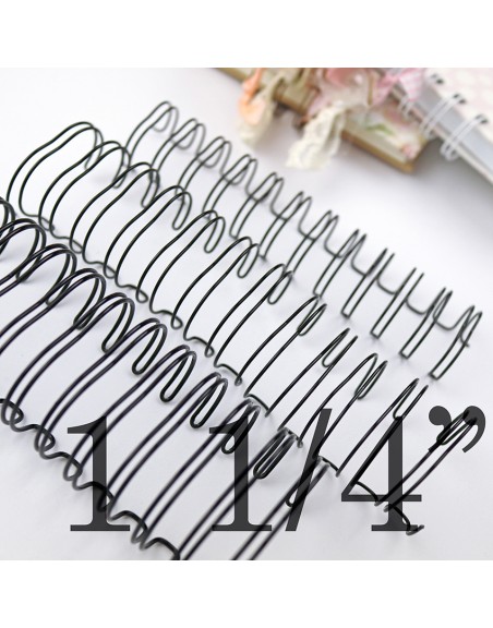 Black Wire-o 1+1/4''