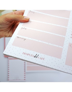 LQY+Q Vertical weekly Desk pad | LQY+Q collection by Alúa Cid 2