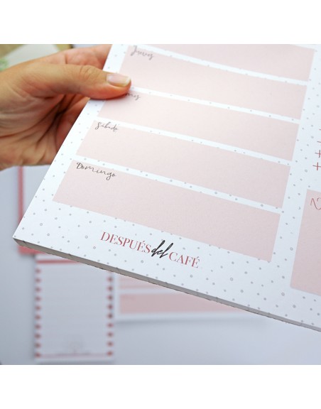 LQY+Q| Vertical weekly Desk pad