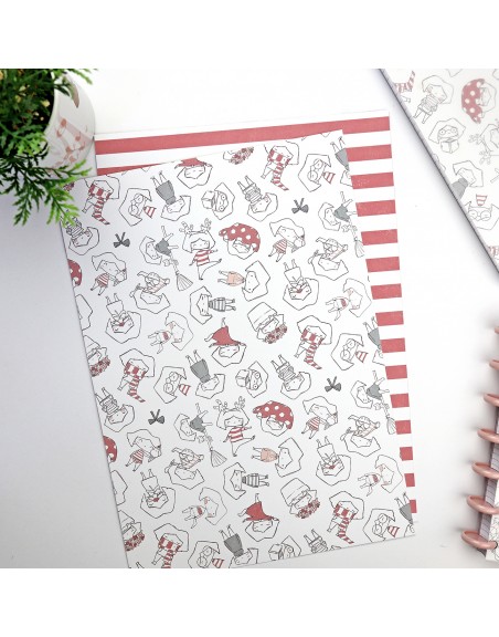 Set of 2 printed sheet 'Maravillas'