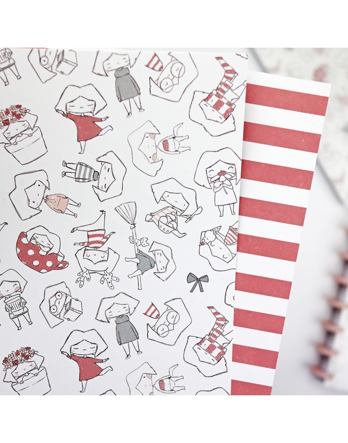 Set of 2 printed sheet 'Maravillas' Set of 2 printed sheet 'Maravillas'