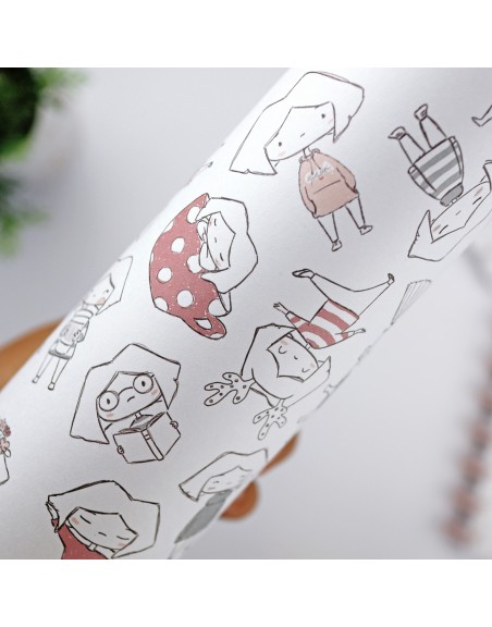 Set of 2 printed sheet 'Maravillas'