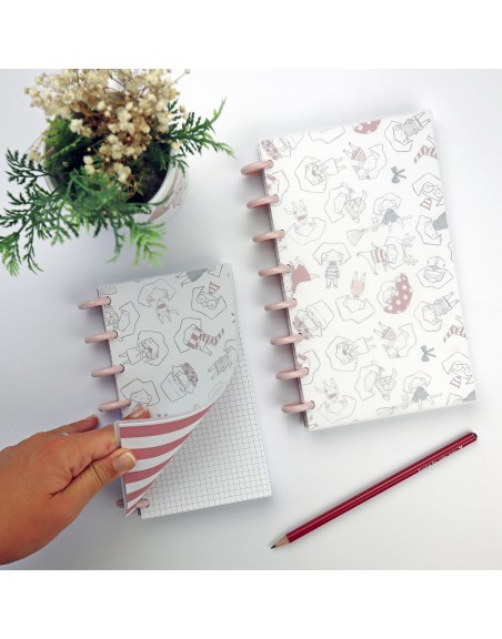 Set of 2 printed sheet 'Maravillas'