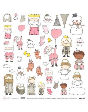 Laponia sticker sheet 12x12" | Alúa Cid