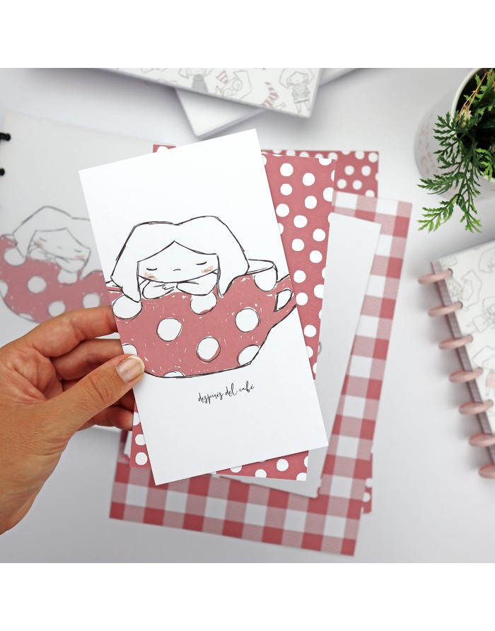 Después de café Set of 2 sheets | Alúa Cid