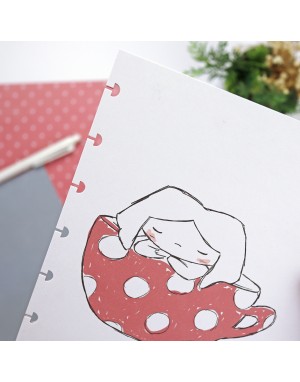 Set of 2 DIE-CUT printed sheet 'Después de café' 2