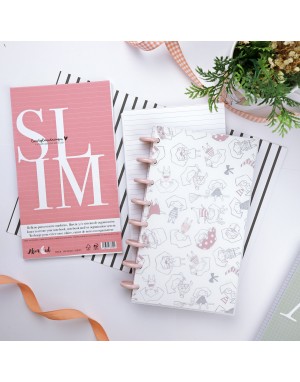 Slim notebook filler