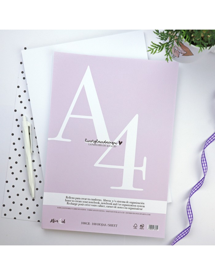 A4 notebook filler A4 notebook filler