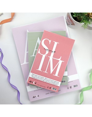 Die-cut Slim notebook filler for disc binding