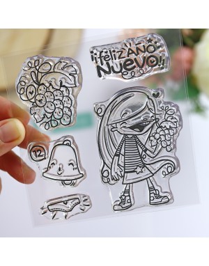 Feliz Año Nuevo clear stamps set | La Vida en Scrap