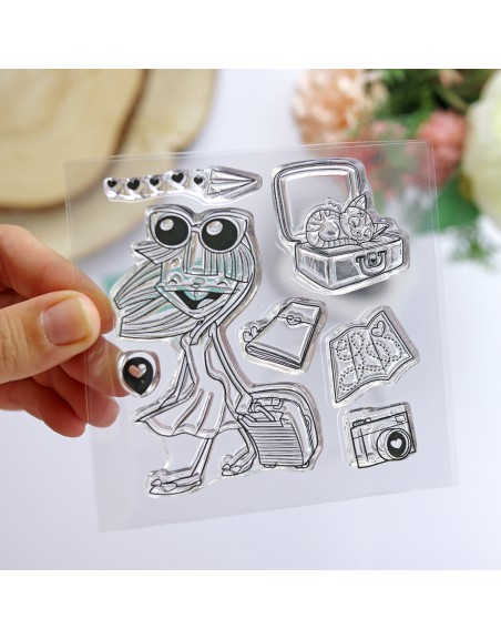 Aura Kissitos clear stamps set | La Vida en Scrap