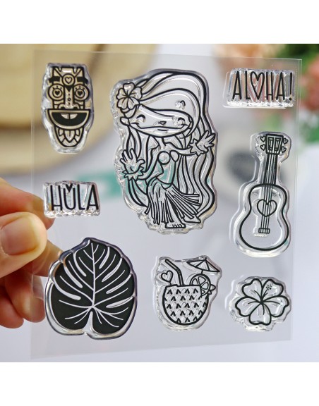 Moana clear stamps set | La Vida en Scrap