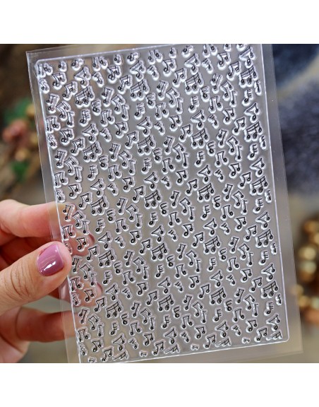 Maravillas Music background Clear stamp