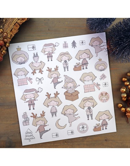 Maravillas Ilustraciones die-cuts sheet | Alúa Cid