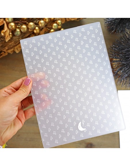 Harmony embossing folder