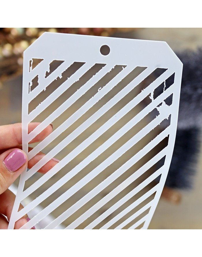 Stripes stencil - 'Maravillas' Stripes stencil - 'Maravillas'