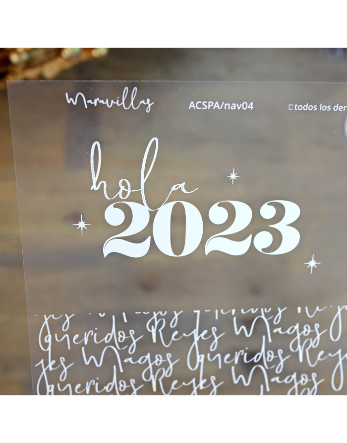 Maravillas Vichy printed acetate cards | Alúa Cid design