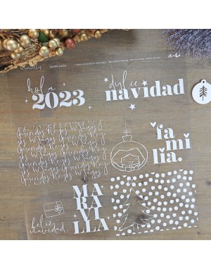 Maravillas Vichy printed acetate cards | Alúa Cid design