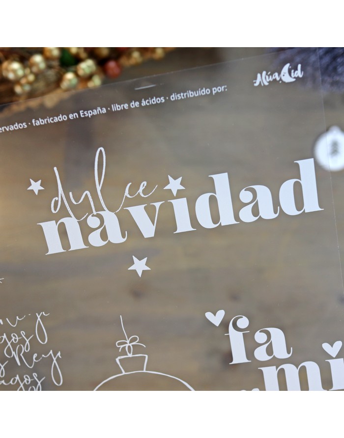 Maravillas Vichy printed acetate cards | Alúa Cid design