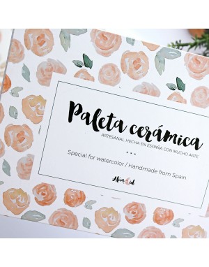 A5 ceramic palette 9 holes | Alúa Cid 2