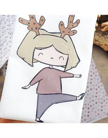 Rudolph fabric panel | Maravillas Navidad