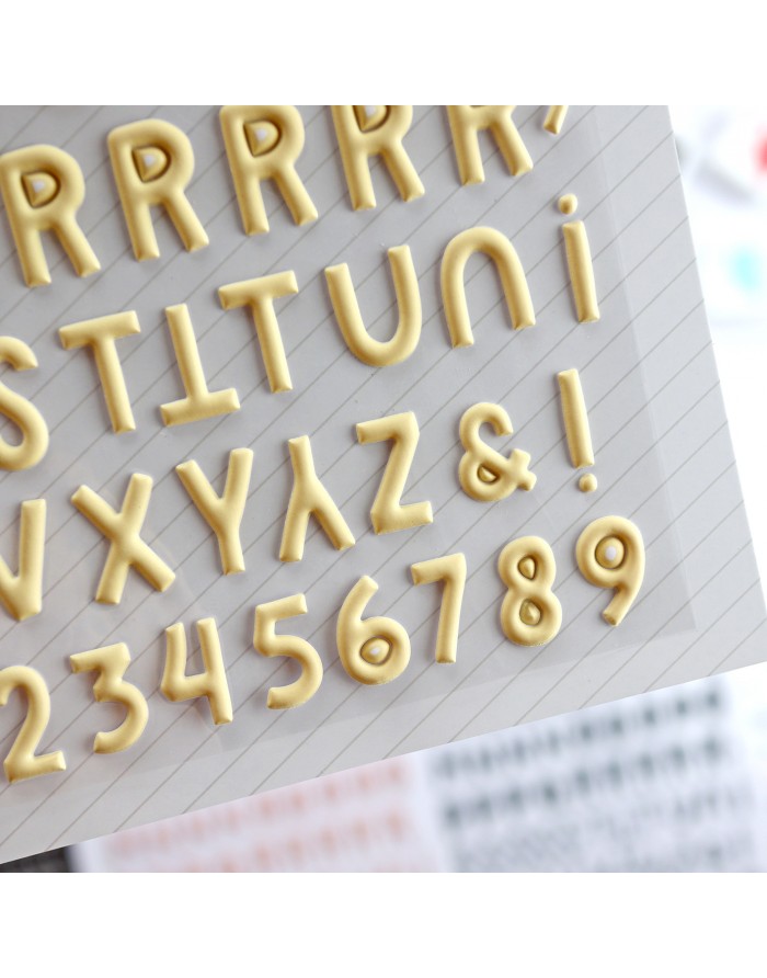 ABC Mostaza stickers | Rita's Diary collection