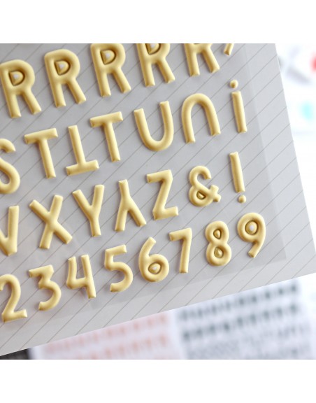 ABC Mostaza stickers | Rita's Diary collection