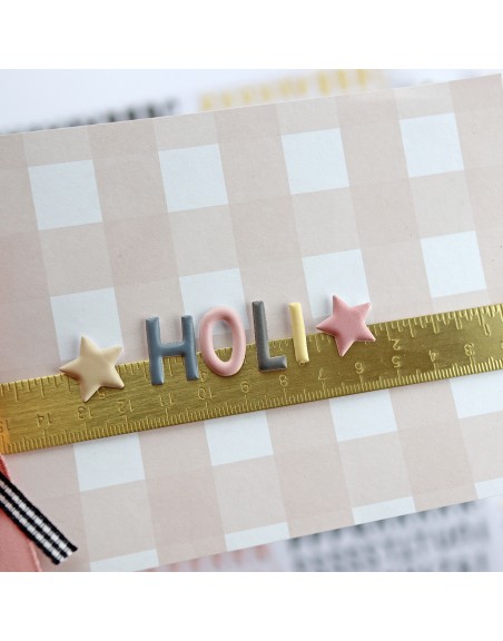 Puffy Stickers Mostaza ABC