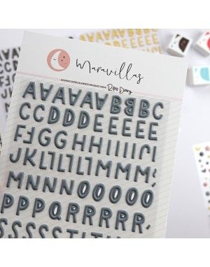 ABC Azul stickers | Rita's Diary collection