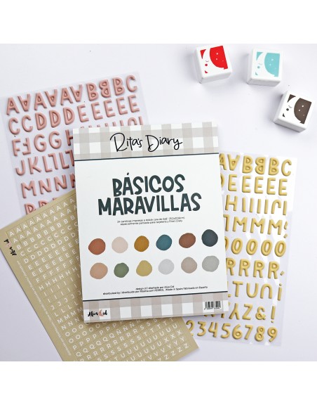 Solid colors paper pad 6x8", 'Maravillas'