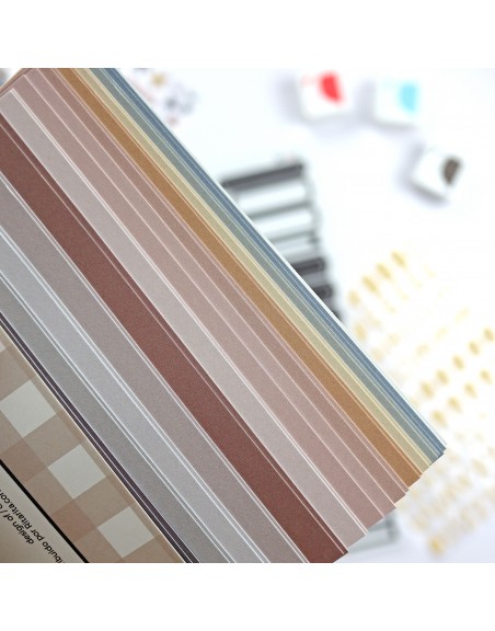 Solid colors paper pad 6x8", 'Maravillas'