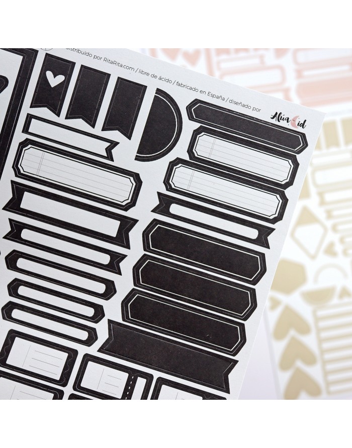 Negro special die-cut sheet to document