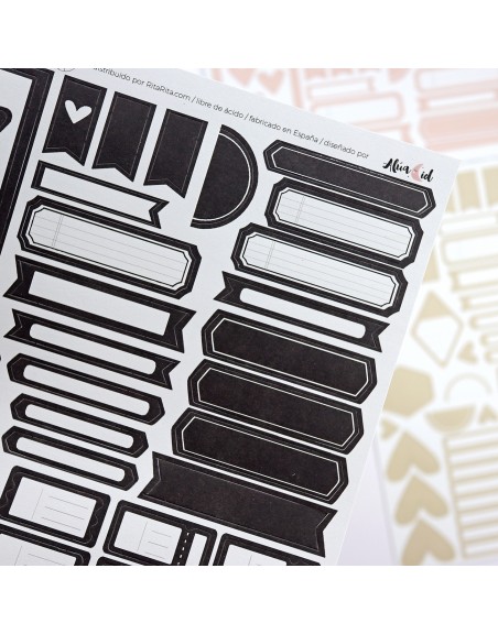 Negro special die-cut sheet to document