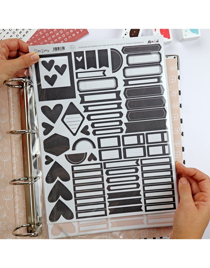 Negro special die-cut sheet to document