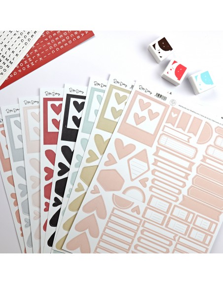 Azul special die-cut sheet to document