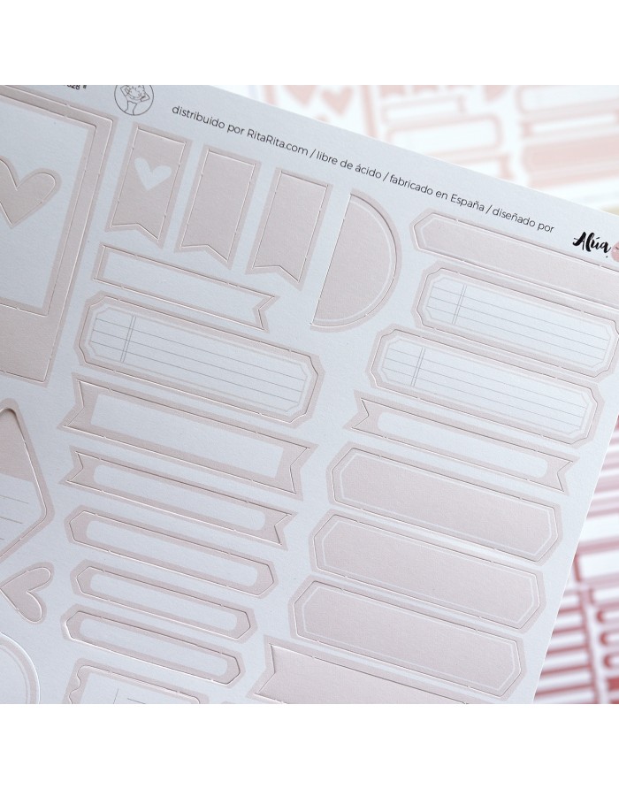 Bebé special die-cut sheet to document
