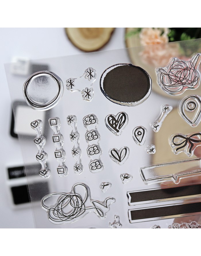 Documenta 3 clear stamps set | Alúa Cid