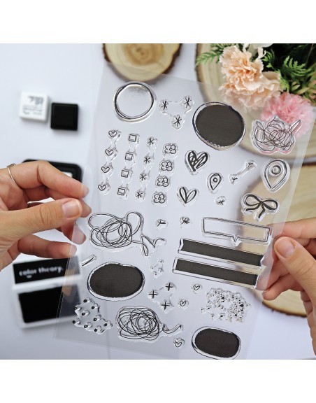 Documenta 3 clear stamps set | Alúa Cid