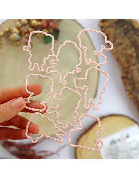 MiniLulis Mazapán stamps & dies set | Alúa Cid