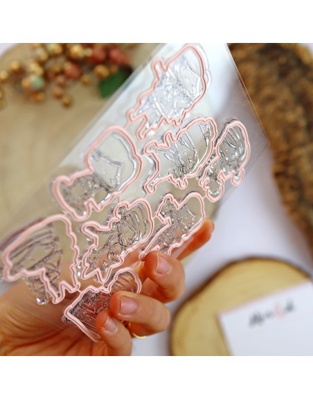 'MiniLulis Mazapán' Stamp&Die set