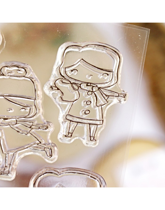 MiniLulis Mazapán clear stamps set |...