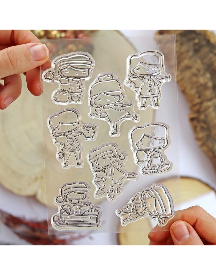 MiniLulis Mazapán clear stamps set |...