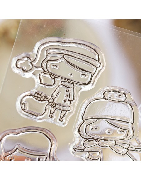 MiniLulis Mazapán clear stamps set | Alúa Cid