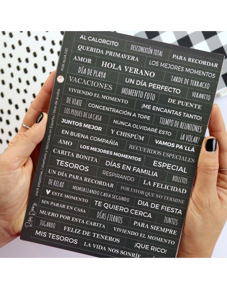 Set of 6 stickers sheets for Rita's diary 2023