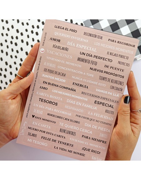 Set of 6 stickers sheets for Rita's diary 2023