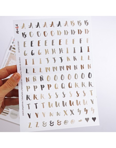 Set of 4 stickers Sheets, A.Cid, Polar