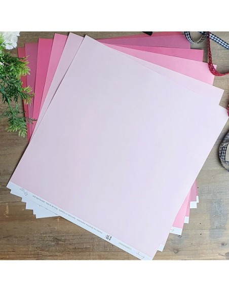 Solid papers kit, 'Rouge'